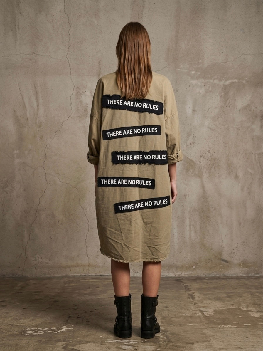 Maxi camicia ‘no rules’ reworked