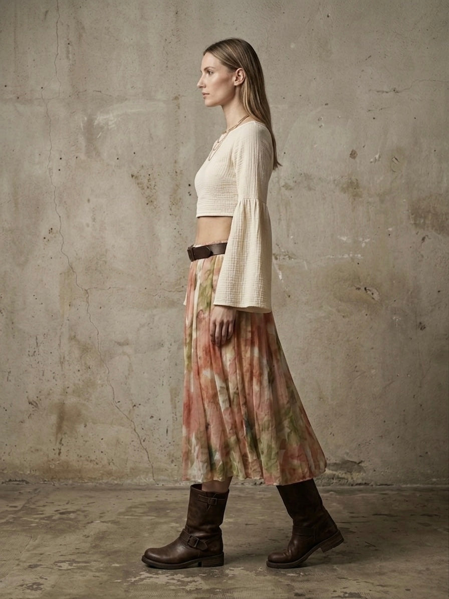 Gonna fiorata vintage