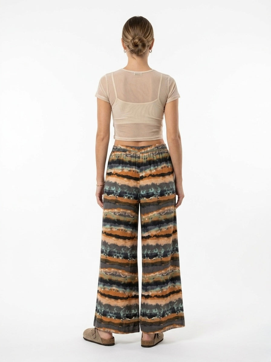 Pantalone palazzo fantasia
