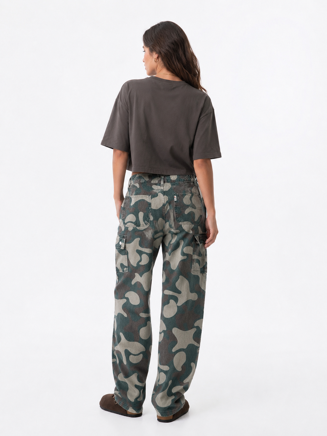 Jeans cargo militare
