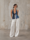 Top vintage blue ‘Ties’