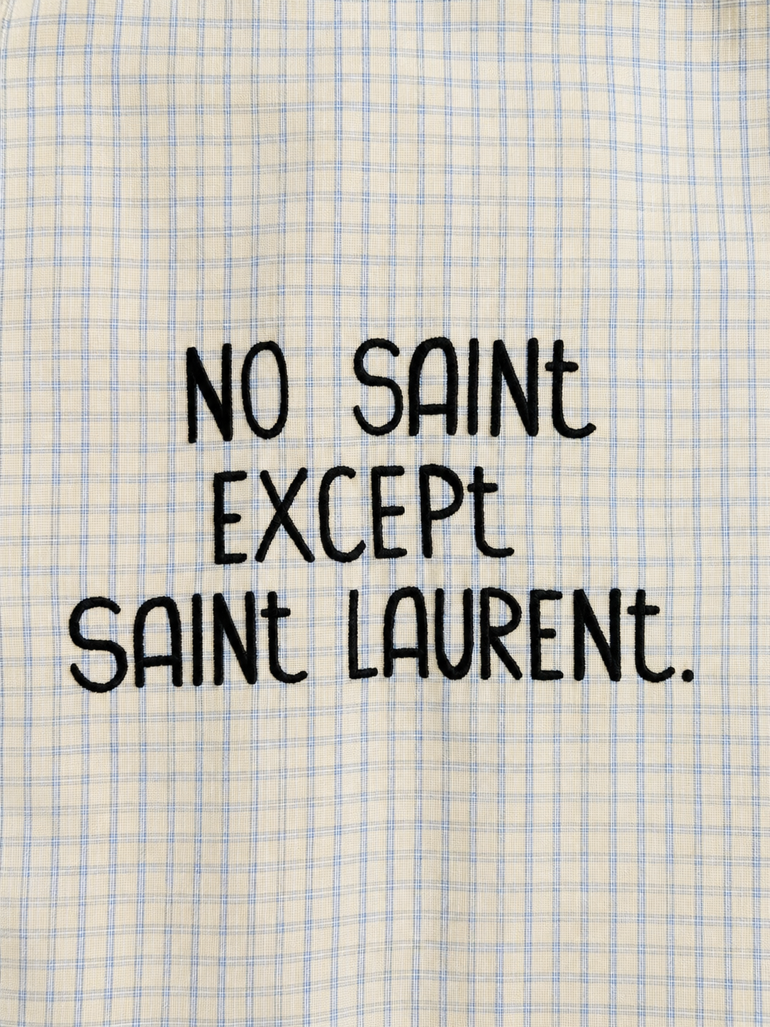 Camicia vintage ‘No Saint’ Yves Saint Laurent