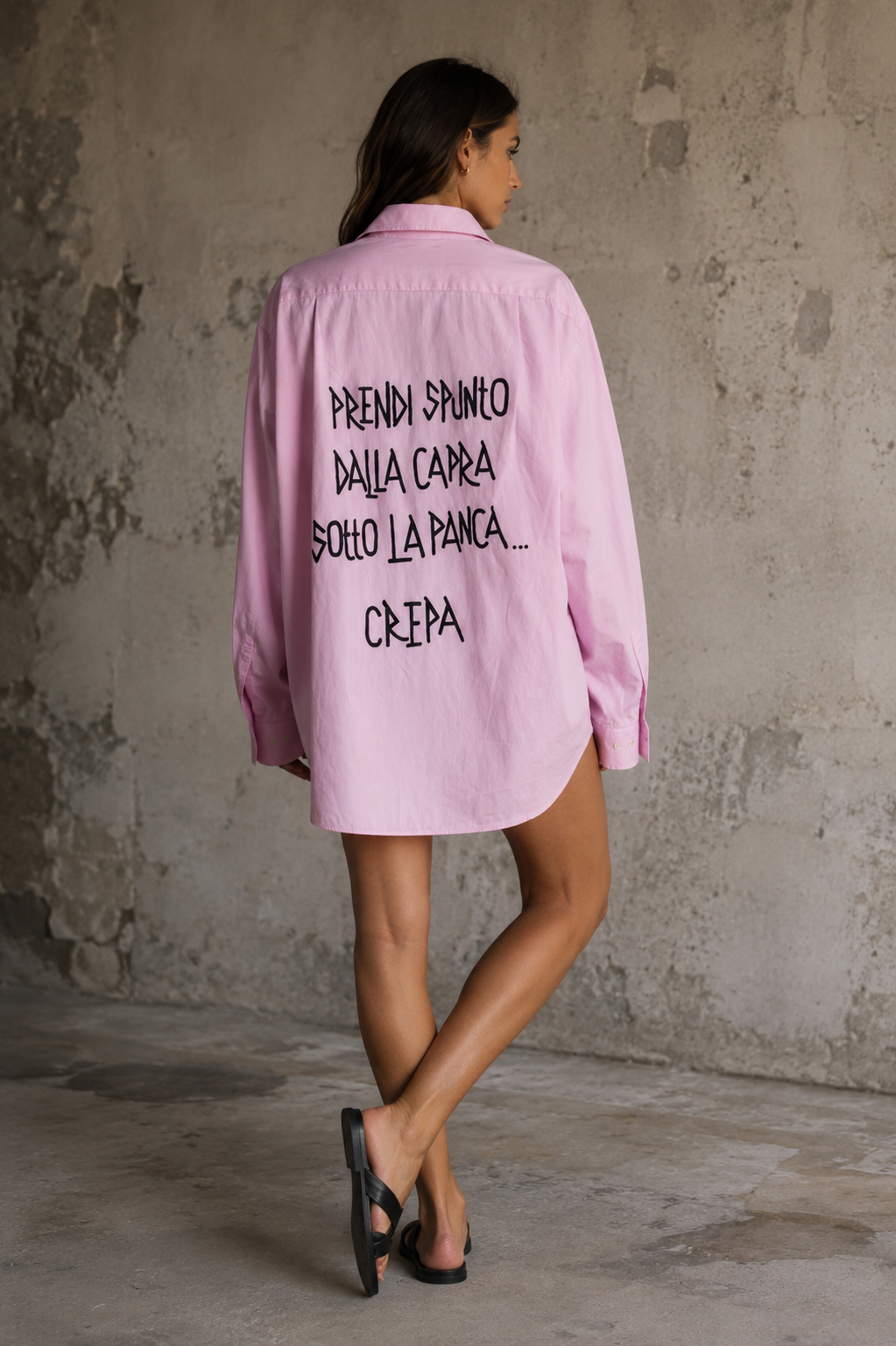 Camicia righe ‘crepa’
