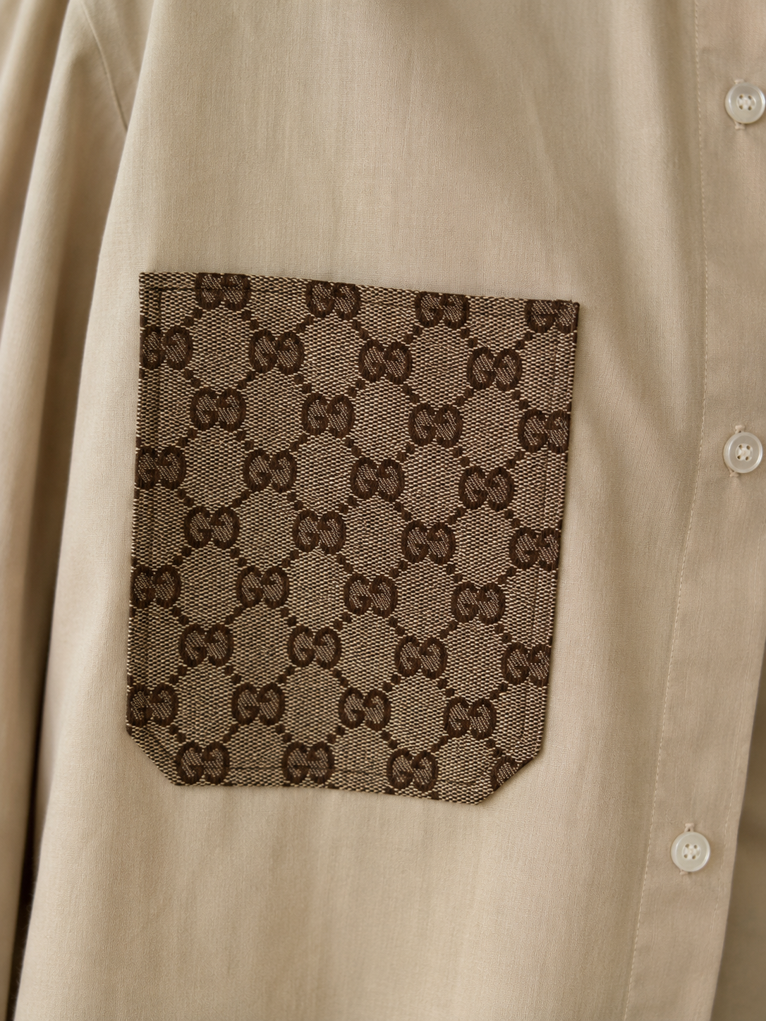 Camicia ‘I’m too Gucci’ reworked