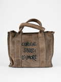 Borsa in pelle ‘Contiene sbalzi d’umore’