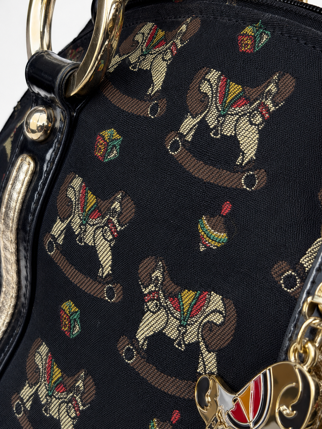 Borsa Horse Pattern Braccialini