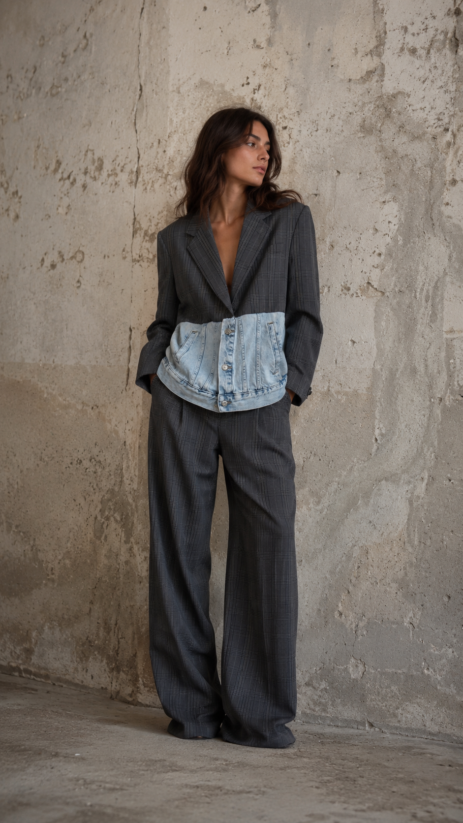 Blazer - Giacca Denim ‘Hybrid’ upcycling