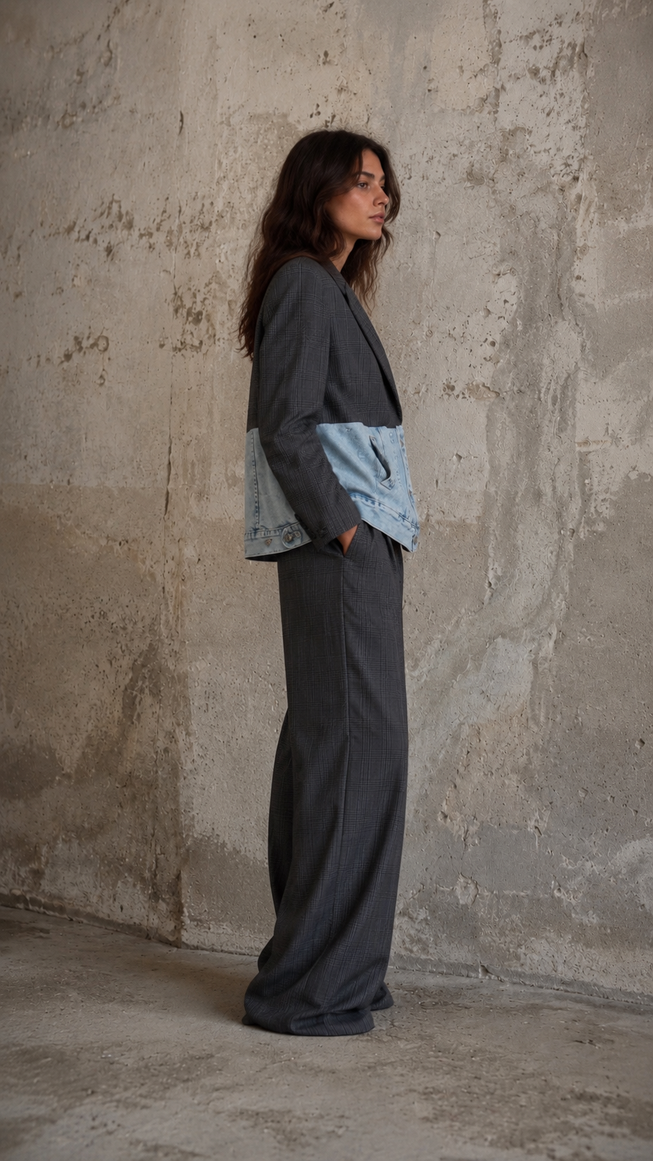 Blazer - Giacca Denim ‘Hybrid’ upcycling