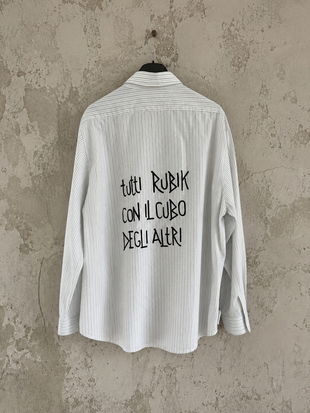 Camicia righe ‘Tutti Rubik’