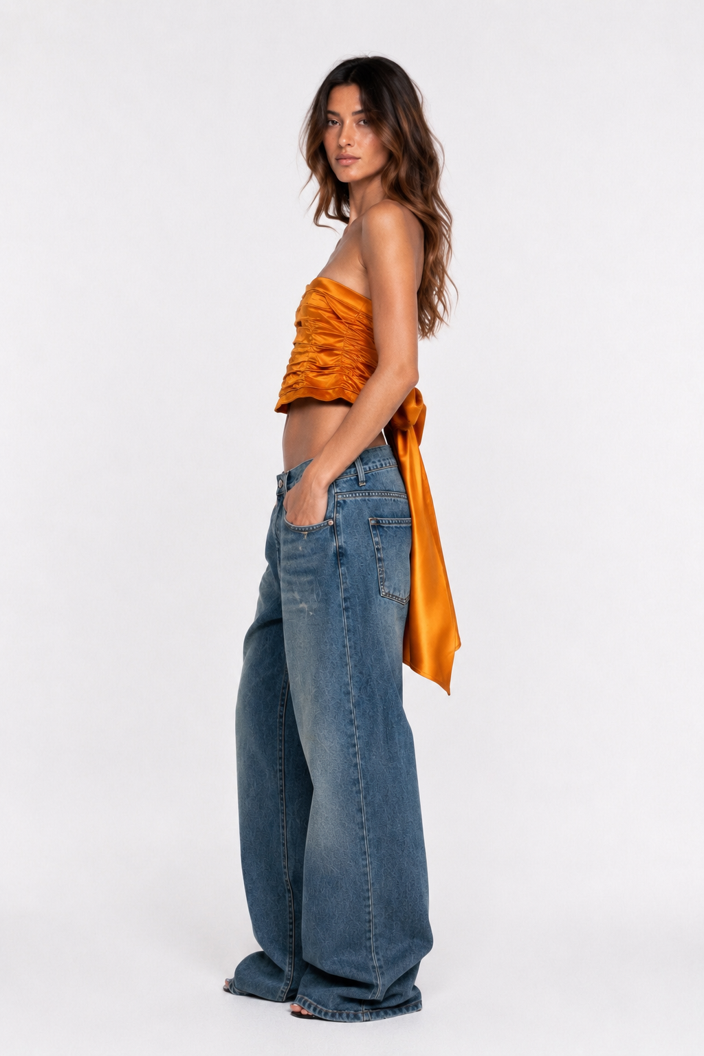 Top vintage  fascia fiocco