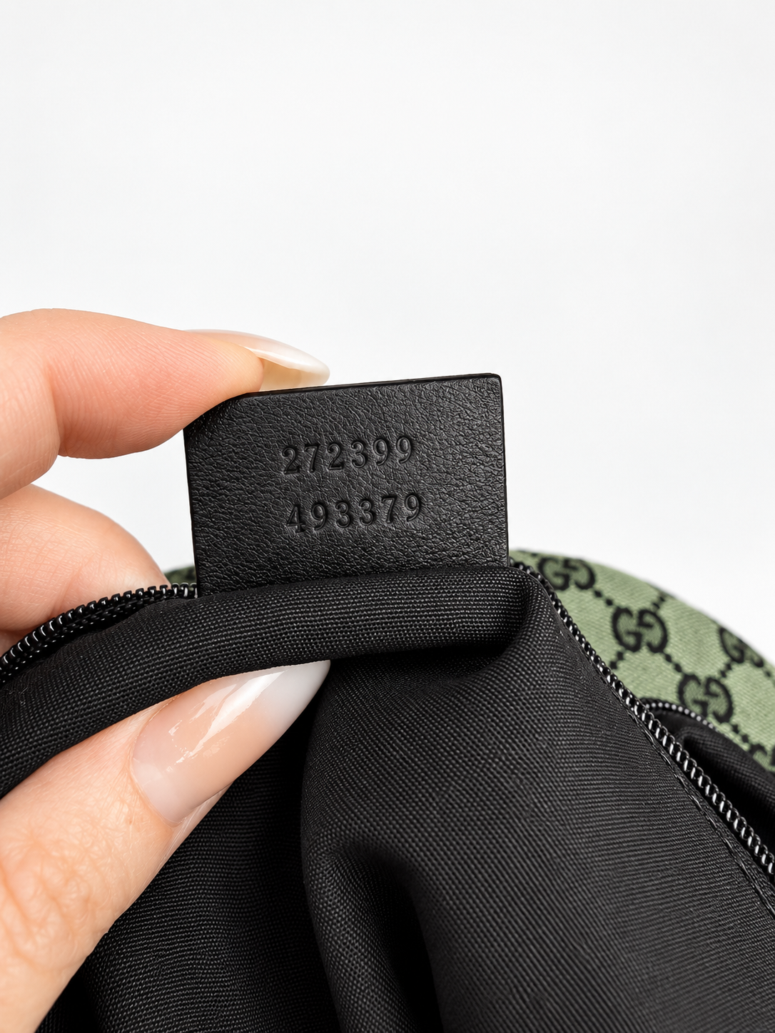 Gucci Tote GG Monogram Abbey Green Vintage Canvas e Pelle