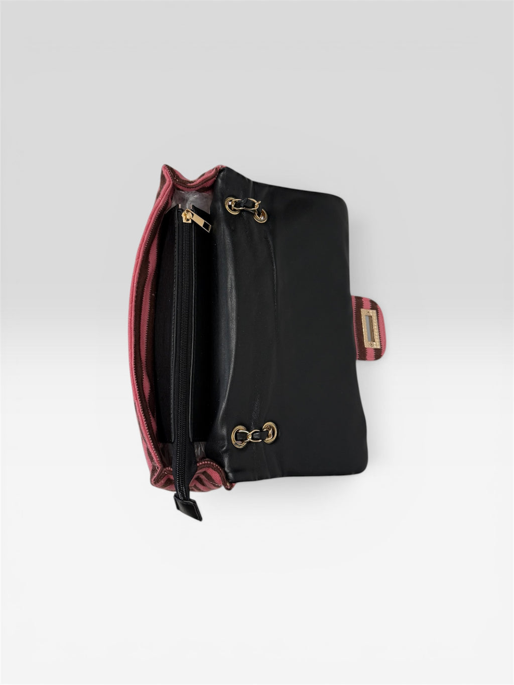 Borsa tessuto righe tracolla - spalla