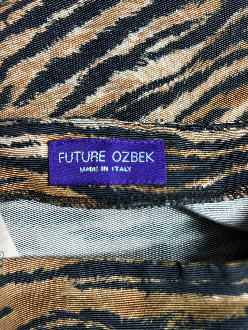 Minigonna animalier Future Ozbek
