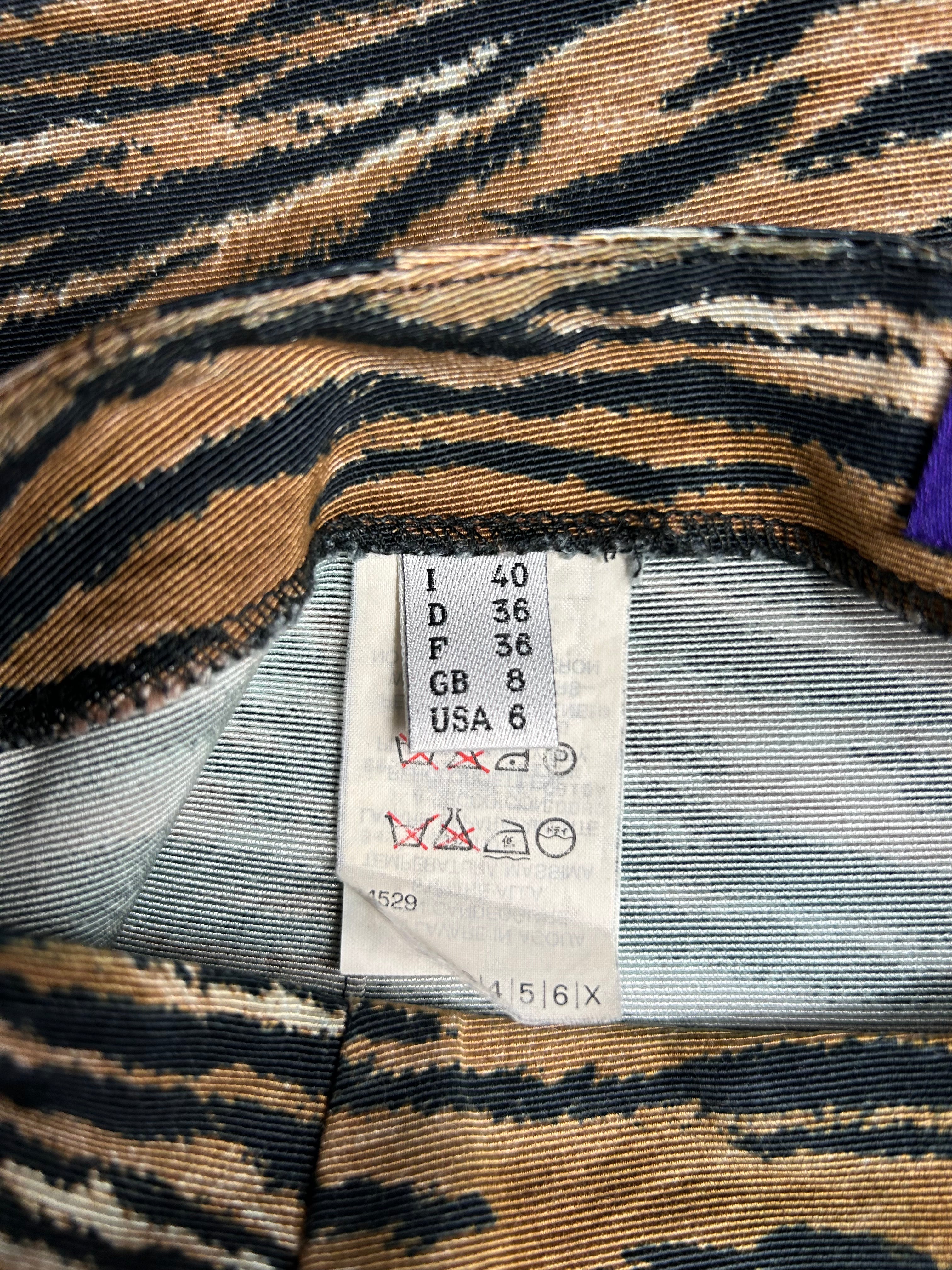 Minigonna animalier Future Ozbek