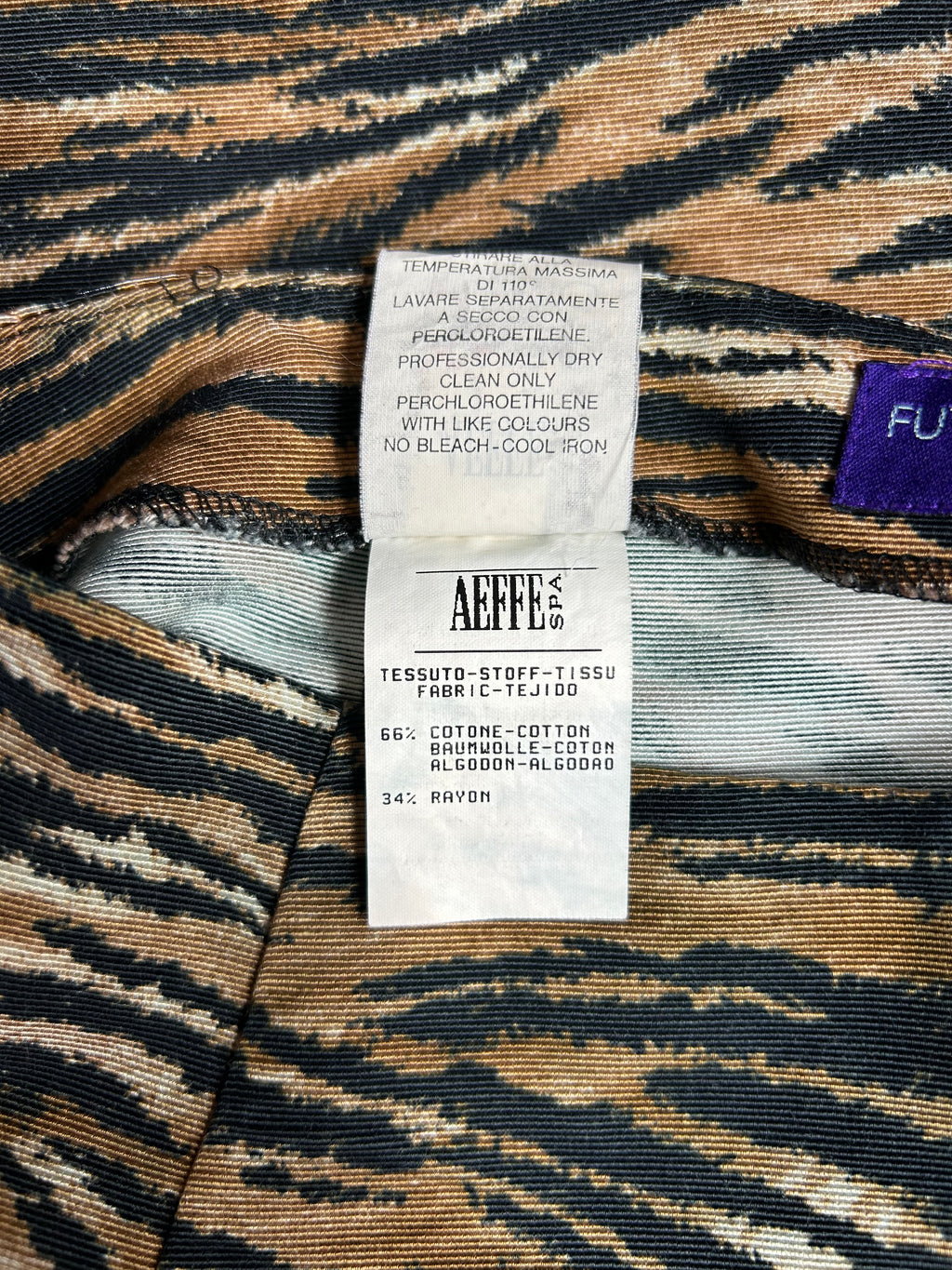 Minigonna animalier Future Ozbek