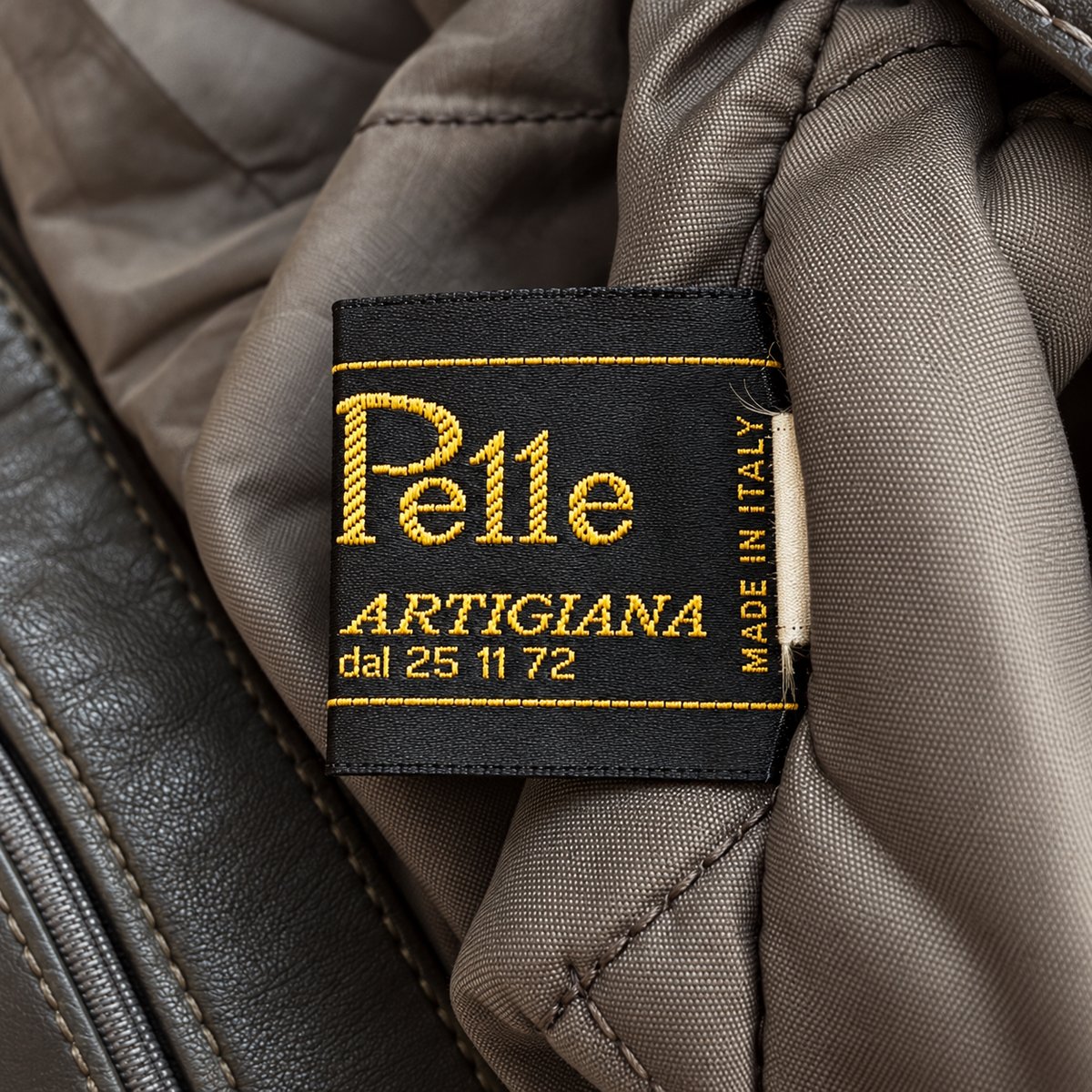 Giacca in pelle ‘Go Left’