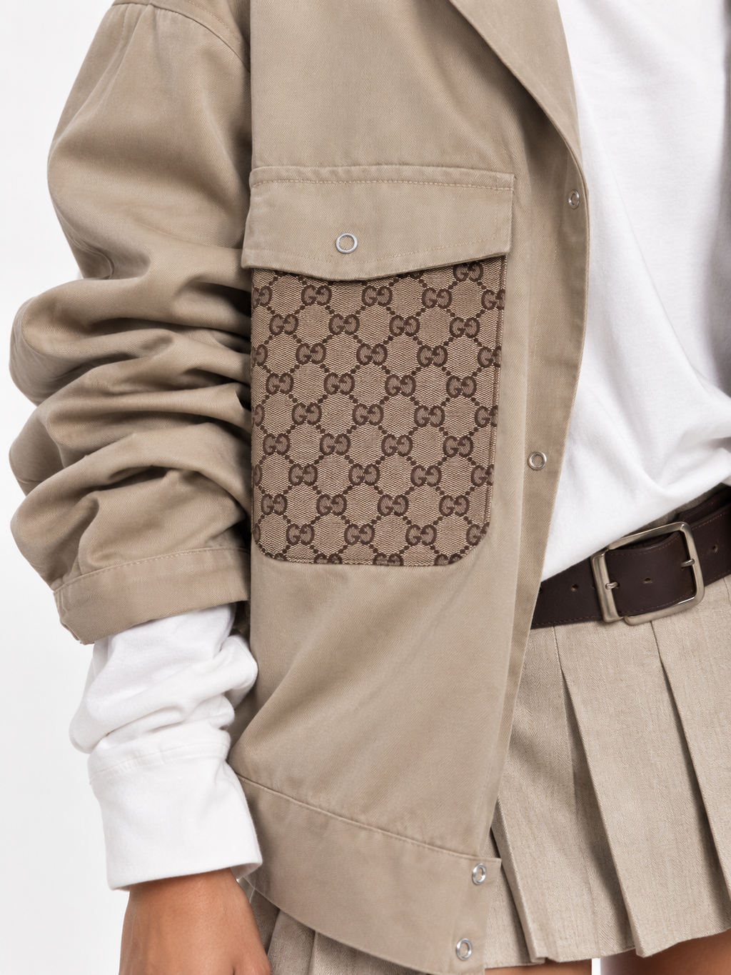 Bomber cotone ‘I’m too Gucci’