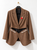 Blazer cut out ‘Más amor por favor’ Sacré-Cœur reworked