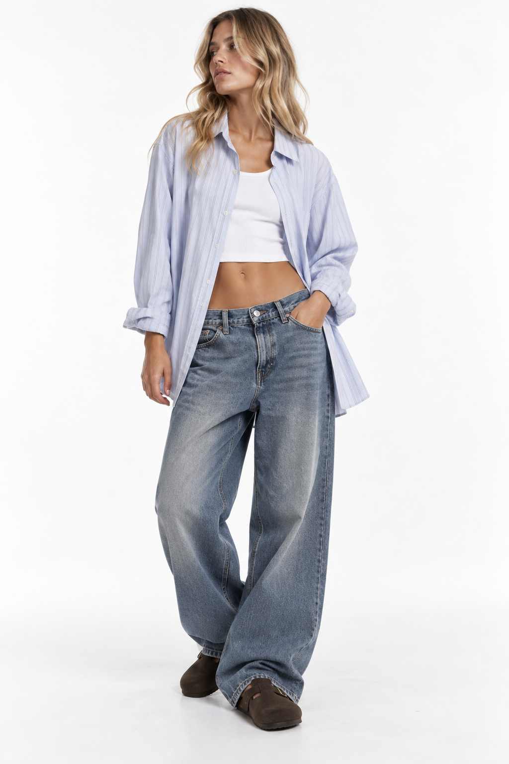 Camicia righe ‘Out of Office’