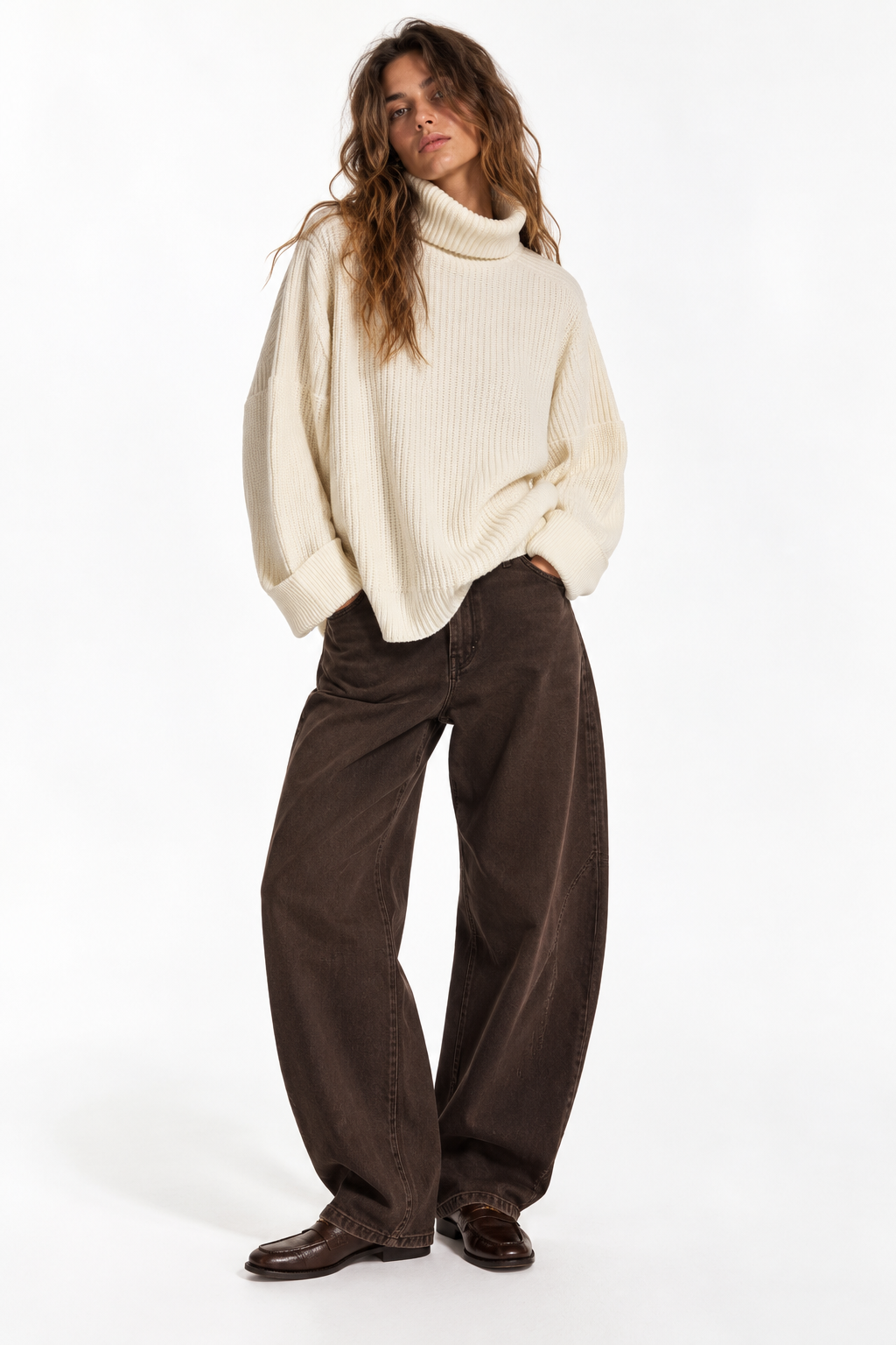 Maglione dolcevita tricot