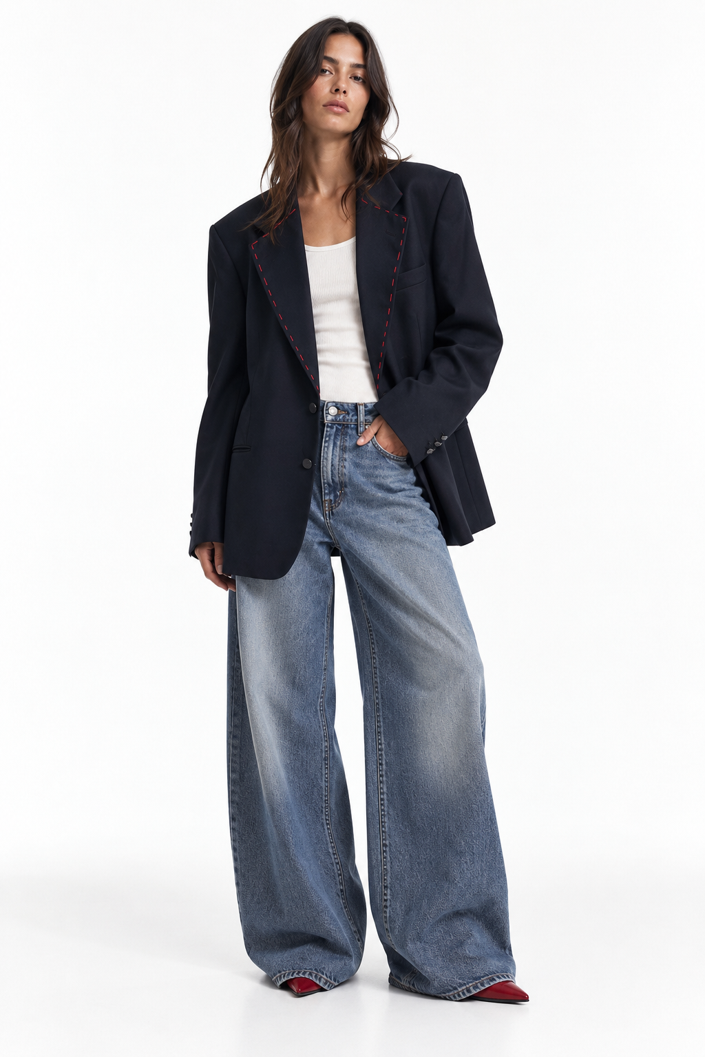 Blazer vintage ‘Tokyo’ 100% lana vergine